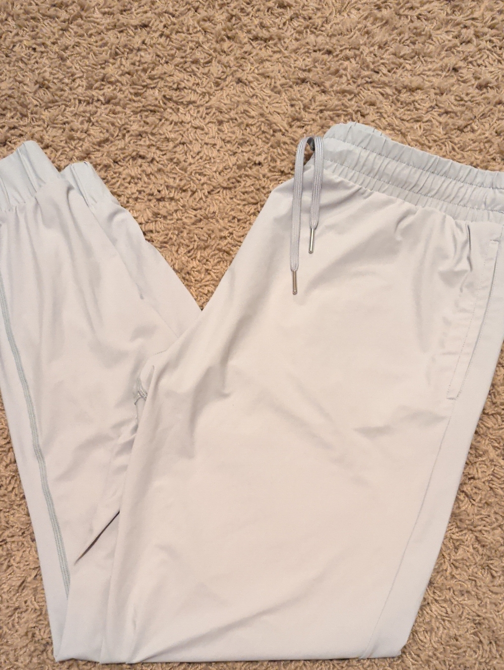 Zyia Light Gray Athletic Jogger Pants - Comfortable Everyday Wear Woman's Size M